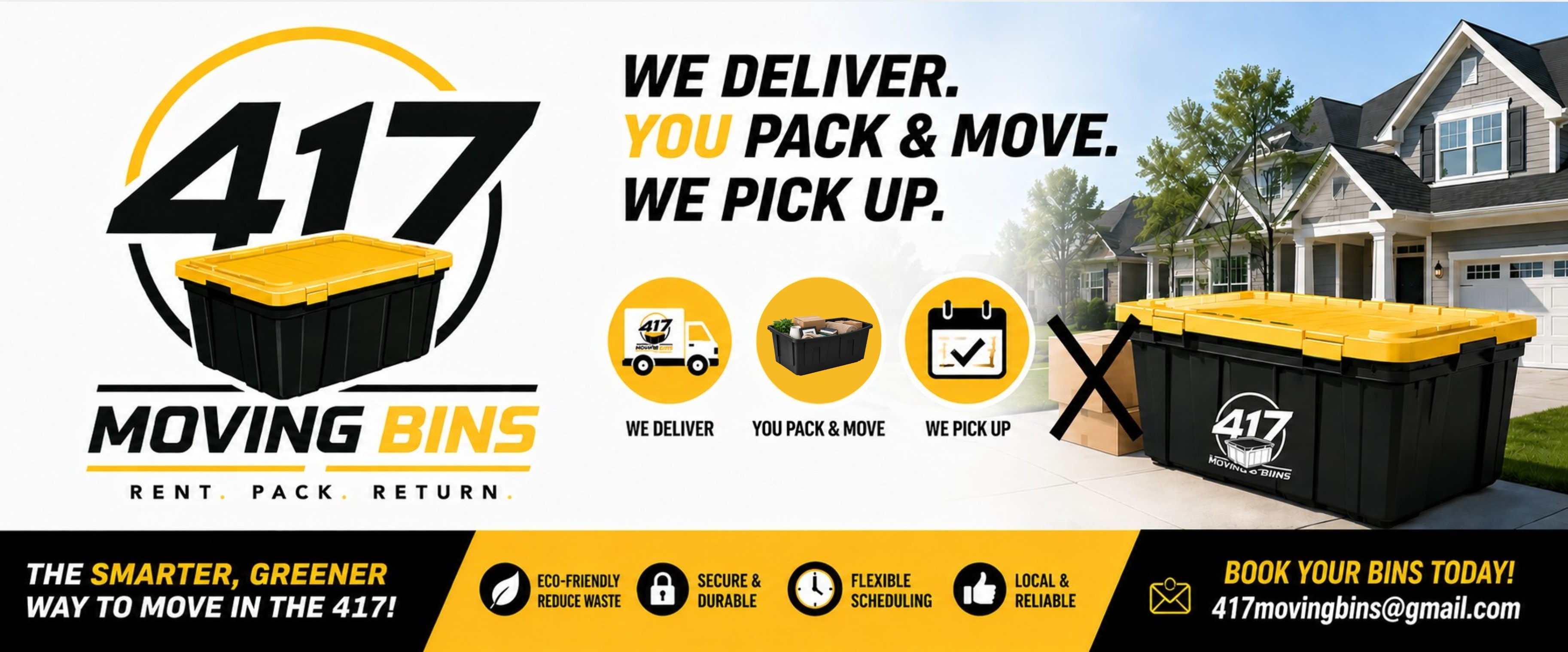 417 Moving Bins — We Deliver. You Pack & Move. We Pick Up.